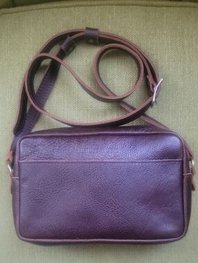 PORTLAND LEATHER   Crossbody Bag - Dark Brown
